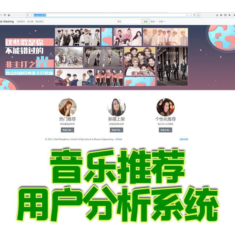 ssm混合音乐推荐管理系统jsp mysql数据用户分析协同过滤java源码