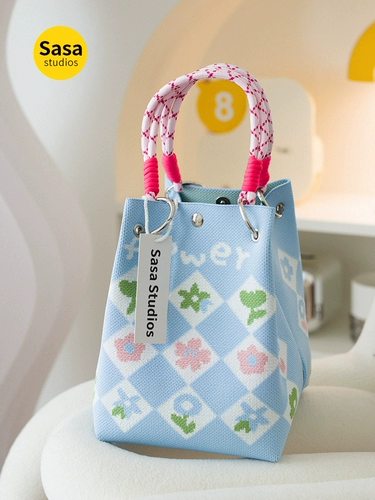 Трикотажная универсальная портативная сумка для выхода на улицу