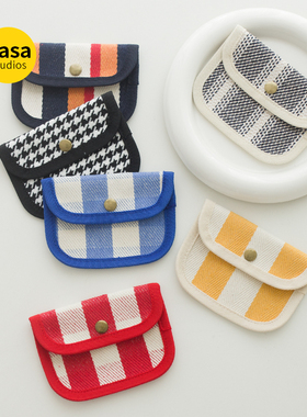 新款ins帆布卡包女迷你口袋零钱包学生防水银行卡证件包公交卡包