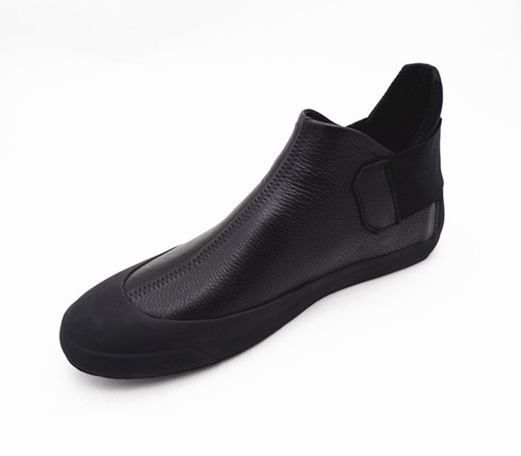 春秋新款时尚显瘦版软底休闲皮鞋