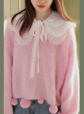 TT unique 加分项 原创设计Lolita少女可爱白色欧根纱 美搭假领子