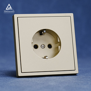 欧式开关schuko socket金色switch欧标USB插座16A 250V墙壁插座CE