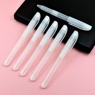 大容量笔壳12.5巨无霸笔芯1.0空笔壳笔杆白色磨砂透明中性笔空杆