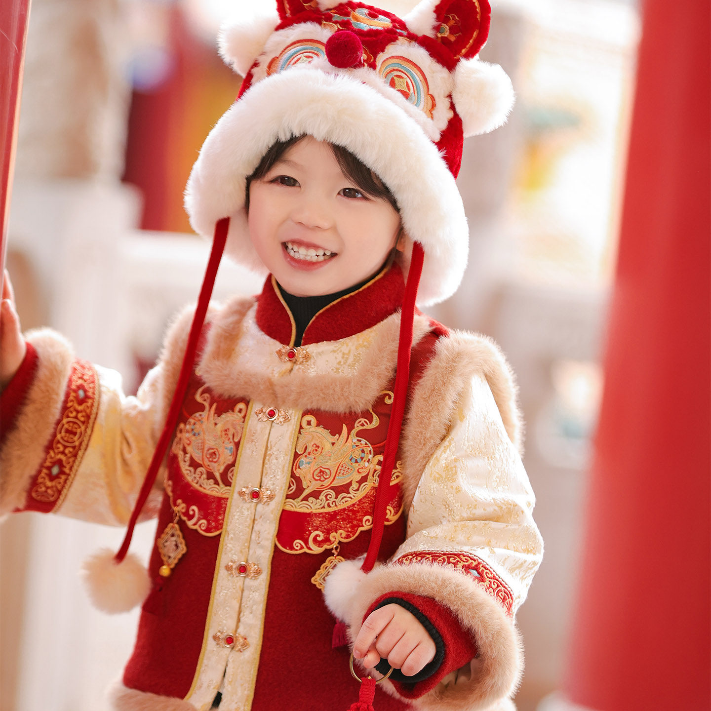 马年马踏青云男宝宝拜年服