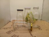 无铅酸奶瓶牛奶瓶燕窝瓶果汁瓶储奶瓶蜂蜜瓶储物密封罐玻璃瓶分装