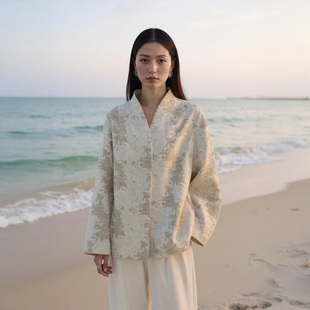 jetee 」新中式 COMMON 禅意领开衫 河堤 提花上衣 外套 VALUE「