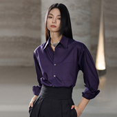 宽松衬衣中性休闲衬衫 丝光长袖 VALUE COMMON