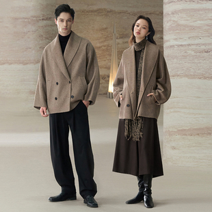 」双面羊毛羊绒青果领开衫 COMMON Pāra 禅 外套呢子上衣 VALUE「