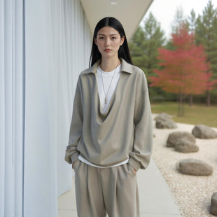 Pāra 禅 」奥地利兰精莫代尔卫衣宽松荡领上衣 VALUE「 COMMMON