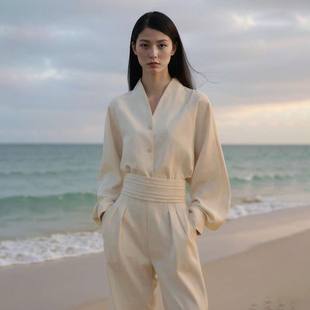 Pāra 」新中式 禅意领衬衣 COMMON 衬衫 禅 星辰蝙蝠连袖 VALUE「