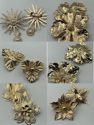 8526新款胸针浅金金属胸花胸针