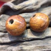 尼泊尔 牛骨栆核形珠 DiY M73 配件 小挂件