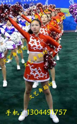 啦啦队服装演出服女学生韩版啦啦操比赛服团体赛健美操舞台服装定