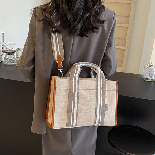 学生手提托特包大容量斜挎大包