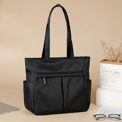 原创尼龙托特包商务通勤单肩包