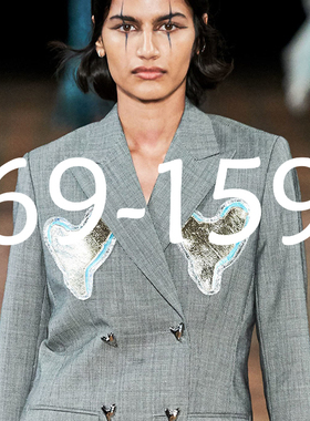 夏季海萍joslyn直播间69到159高级显瘦职业女装优雅连衣裙西服