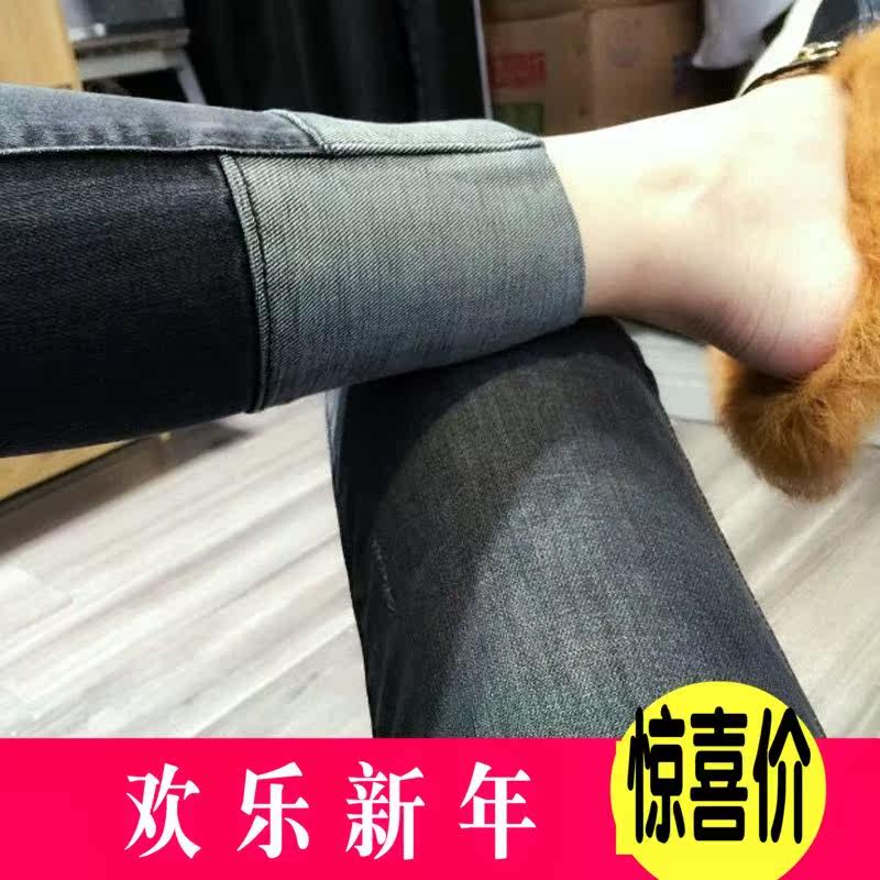 2019大码牛仔裤女胖mm2017新款 显瘦九分胖妹妹加肥加大木子理想|msdalam kategori Butik wanita / wanita, wanita saiz besar - dari Buy2taobao.com untuk memberikan perkhidmatan ejen Taobao profesional membeli