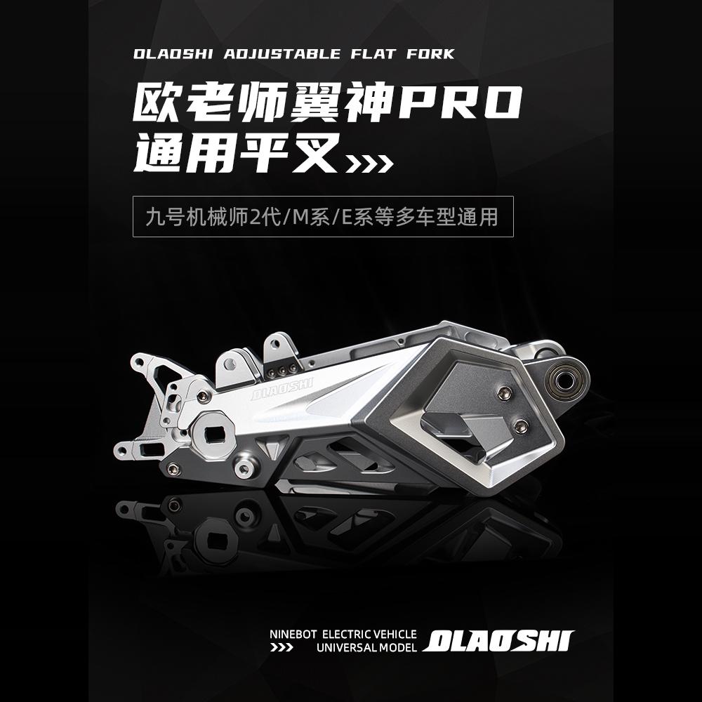 欧老师九号E系翼神平叉九号E80C/E200P/M95C电动车后平叉直上改装