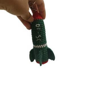 【成品】手工钩织挂件钥匙扣车载挂件包包配饰东风5C导弹挂件