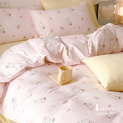 喵爸喵妈大幅宽全棉双层纱布料