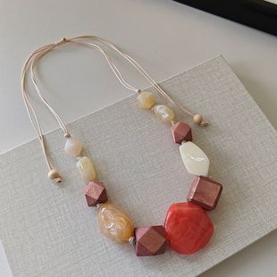 搭配衣服装饰项链长款毛衣链2025新款小众设计感配饰品长短可调节