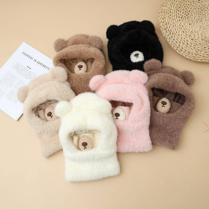 超萌爆款儿童帽子男女童保暖加厚围巾一体护耳连帽防风护耳套头帽,服饰配件/皮带/帽子/围巾,帽子,淘宝优惠券,粉丝福利购,淘宝优惠卷