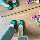 小鱼家超浅口漏指缝缎面褶皱平底内增高4cm芭蕾舞鞋