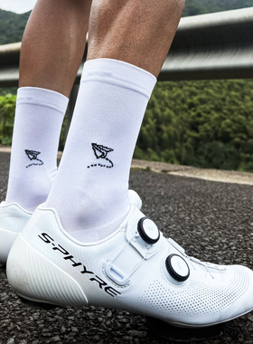 sporcks新款骑行袜自行车运动高弹透气速干四季男女情侣中筒袜子