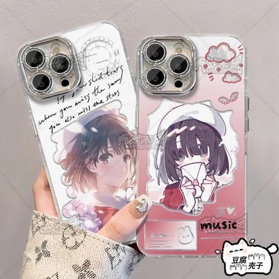 路人女主的养成方法加藤惠周边羽纱手机壳适用vivoOPPO华为苹果小