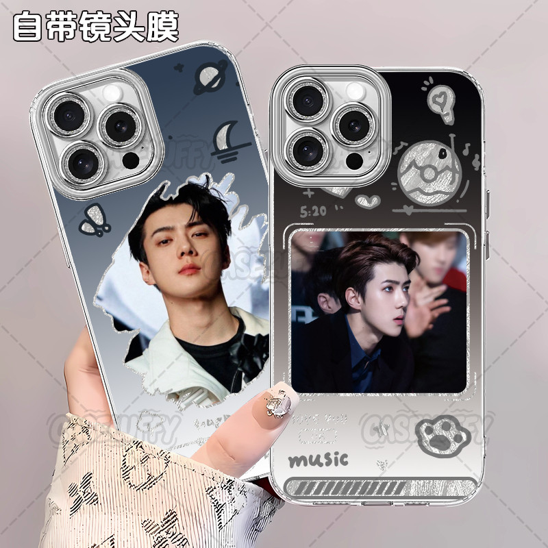 吴世勋EXO演唱会应援周边手机壳适用苹果161712荣耀400IQOOPROMAXOPPOY31S300红米NOTE15PROVIVO一加AIRY52S