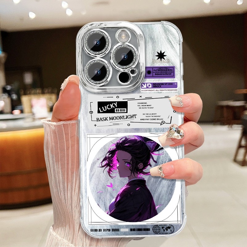 蝴蝶忍鬼灭之刃周边手机壳羽纱适配iPhone苹果11PRO 1314小米手机VIIQOO12MAX红米NOTE13PRO华为红米K80至尊,3C数码配件,手机保护套/壳,淘宝优惠券,粉丝福利购,淘宝优惠卷