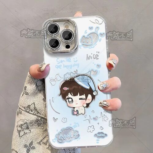 TF四代王橹杰Q版可爱羽纱手机壳适用红米note14苹果OPPOvivo荣耀