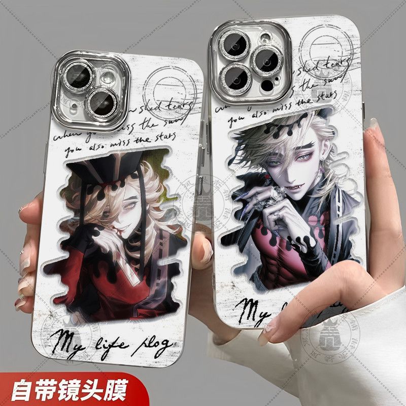 鬼灭之刃童磨周边羽纱手机壳适用华为OPPO小米华为荣耀vivo苹果17