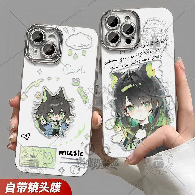 明日方舟M3Q版羽纱手机壳适用VIVOIQOO12苹果16红米华为P70小米14