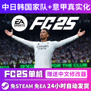 中文FC25离线单机游戏PC经理中日韩国家队送传奇FIFA25 steam正版
