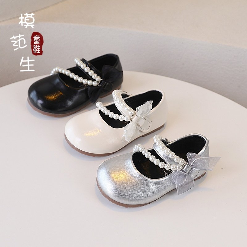 女童公主风玛丽珍珍珠小皮鞋2026春季新款韩版洋气时尚蝴蝶结单鞋,童鞋/婴儿鞋/亲子鞋,皮鞋,淘宝优惠券,粉丝福利购,淘宝优惠卷