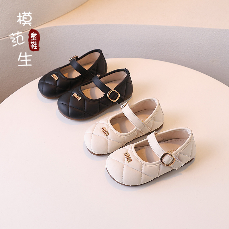 小香风棱格｜简约软皮｜时尚皮鞋