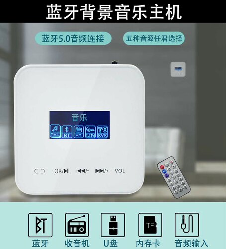 包邮86型智能家居入墙式家庭背景音乐主机控制器系统套装蓝牙主机