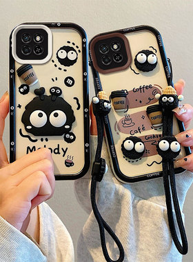 适用Itel S23手机壳 S665L硅胶软防摔全包边保护套 个性创意卡通贴公仔男女情侣