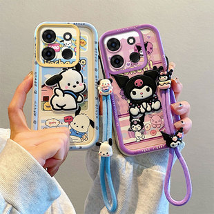 Spark 个性 硅胶软防摔全包边保护套 创意卡通贴公仔男女情侣 2023手机壳 适用Tecno