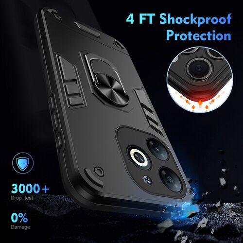 适用于Infinix Smart 8 HD手机壳 X6525磁吸支架保护套 全包防摔保护壳