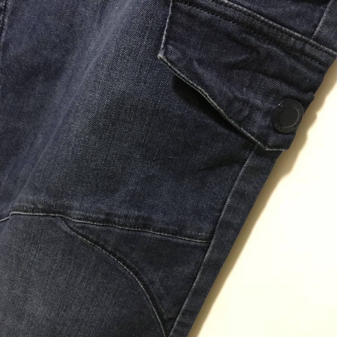 한국 트렌디 브랜드 여름 신상품 남성용 블루 7부 청바지 무료 배송 추천  제품으로 호평을 받았습니다