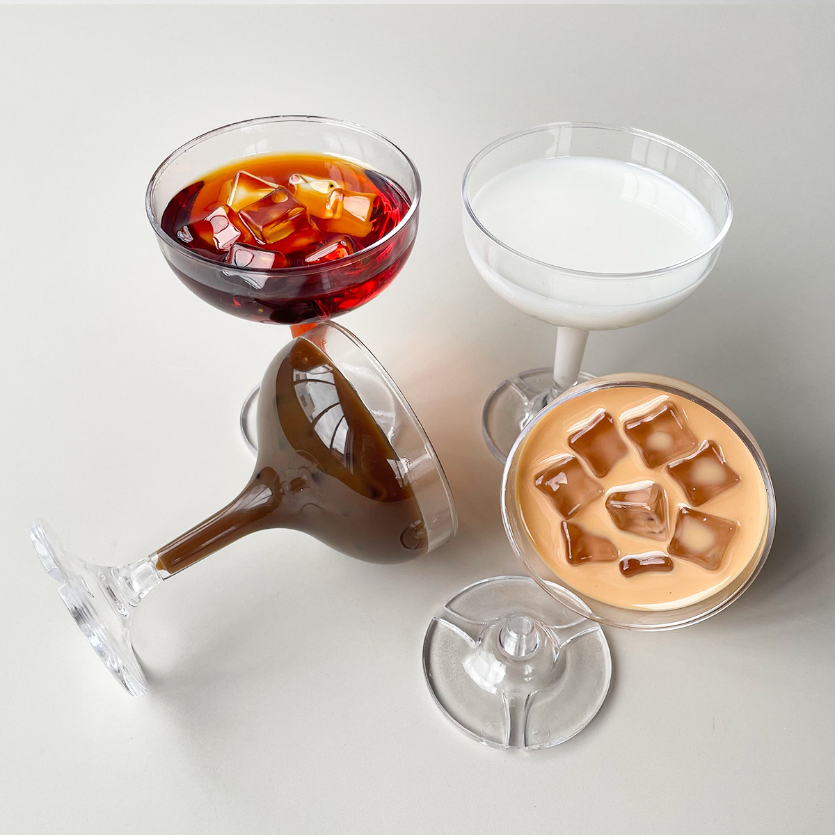 仿真红酒杯模型假酒杯道具酒水摆件酒吧鸡尾酒威士忌酒橱窗展示品