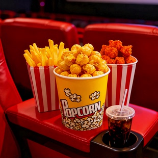 仿真爆米花桶模型薯条鸡米花摆件儿童过家家玩具拍照摄影食物道具