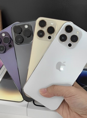 正品美版无锁14pro14promax双卡全网通有面容5g可还原升级二手