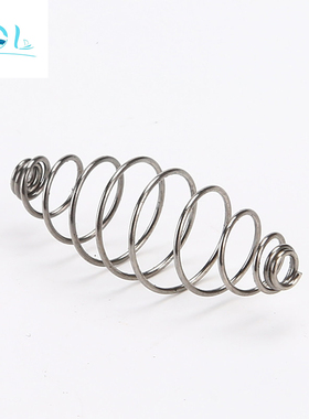 远投滑漂浮钓鲢鳙DIY不锈钢弹簧橄榄型20mm 鲢鳙钓组配件20个/盒