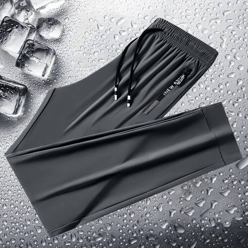 【锦纶/氨纶/冰丝】男女同款速干冰丝裤夏季新款弹力垂感顺滑束脚