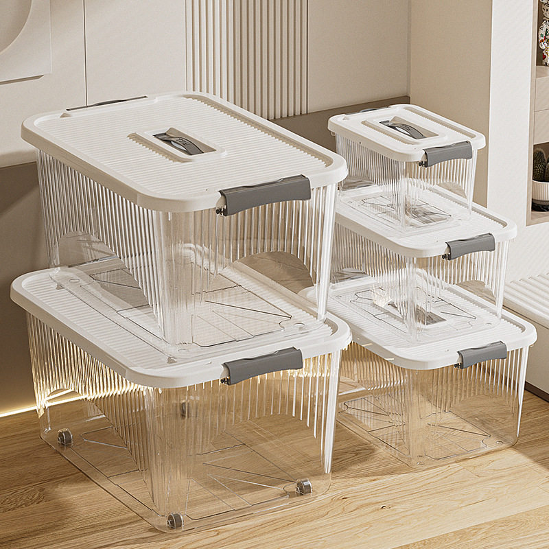 透明收纳箱加厚超大号家用卧室衣服被子杂物收纳盒塑料储物箱,收纳整理,吸尘器收纳架/盒/袋,淘宝优惠券,粉丝福利购,淘宝优惠卷