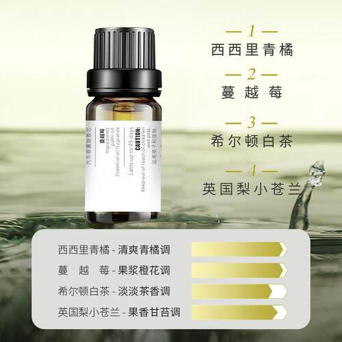 宾尼白茶小仓兰车载香薰补充装