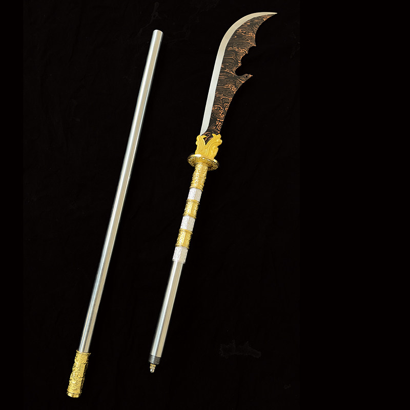 暗炎关公刀十八般兵器收藏未开刃